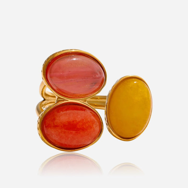 Golden Cluster Ring
