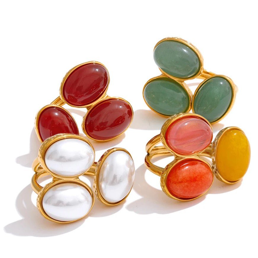 Golden Cluster Ring