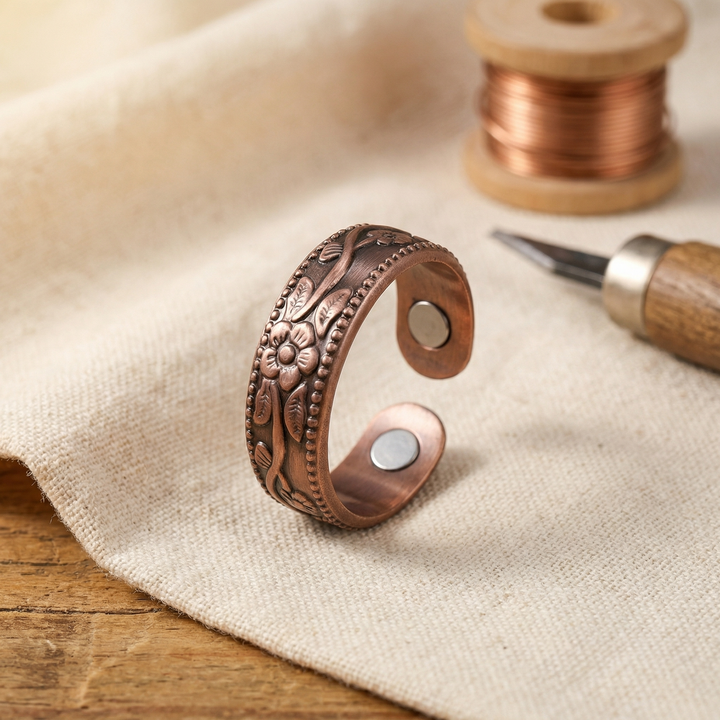 Amelia | Petal Copper Ring