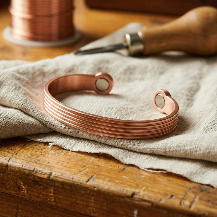 Vera's Ridge Copper Bracelet