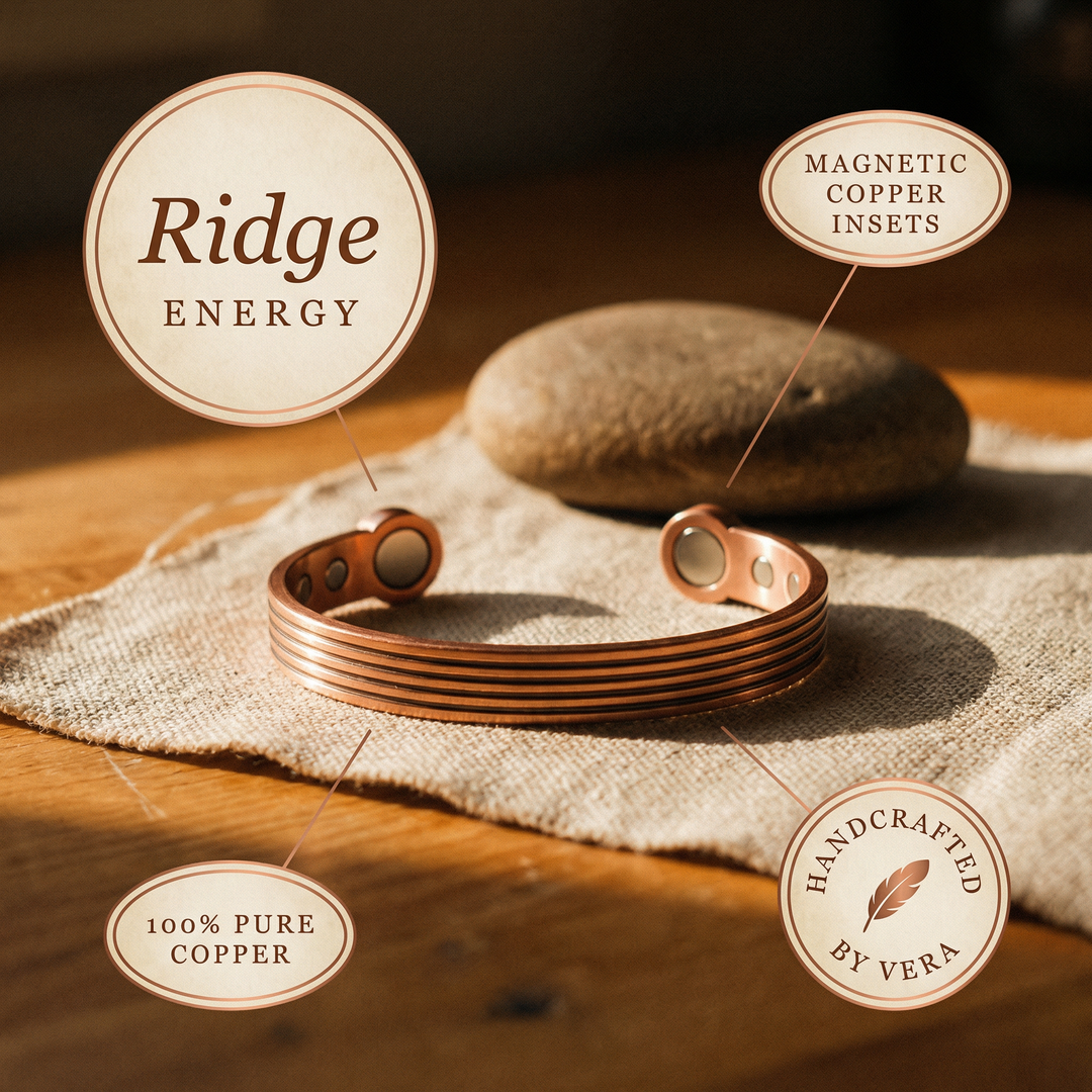 Vera's Ridge Copper Bracelet