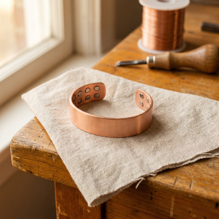 Vera's Anvil Copper Bracelet