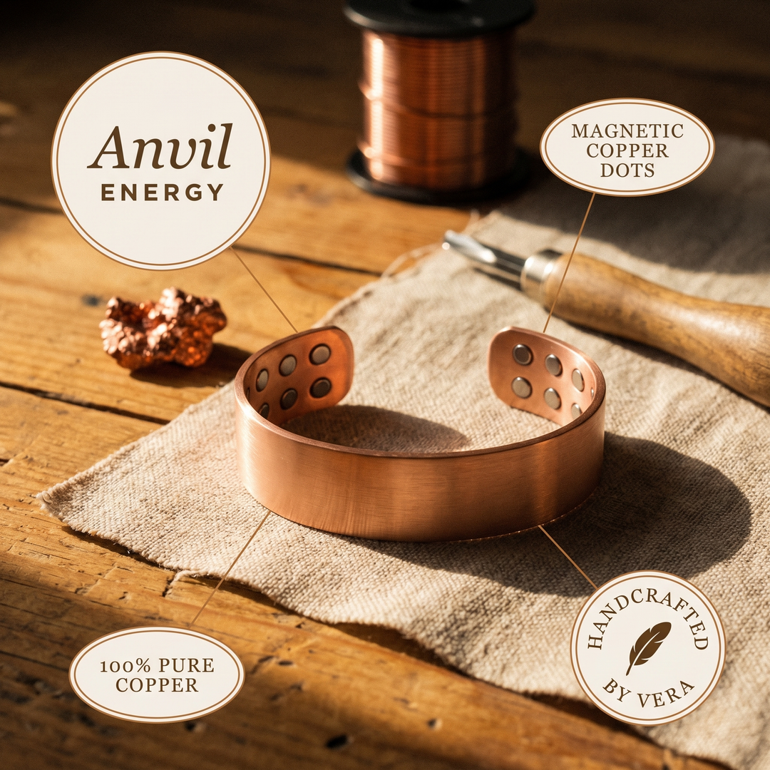 Vera's Anvil Copper Bracelet