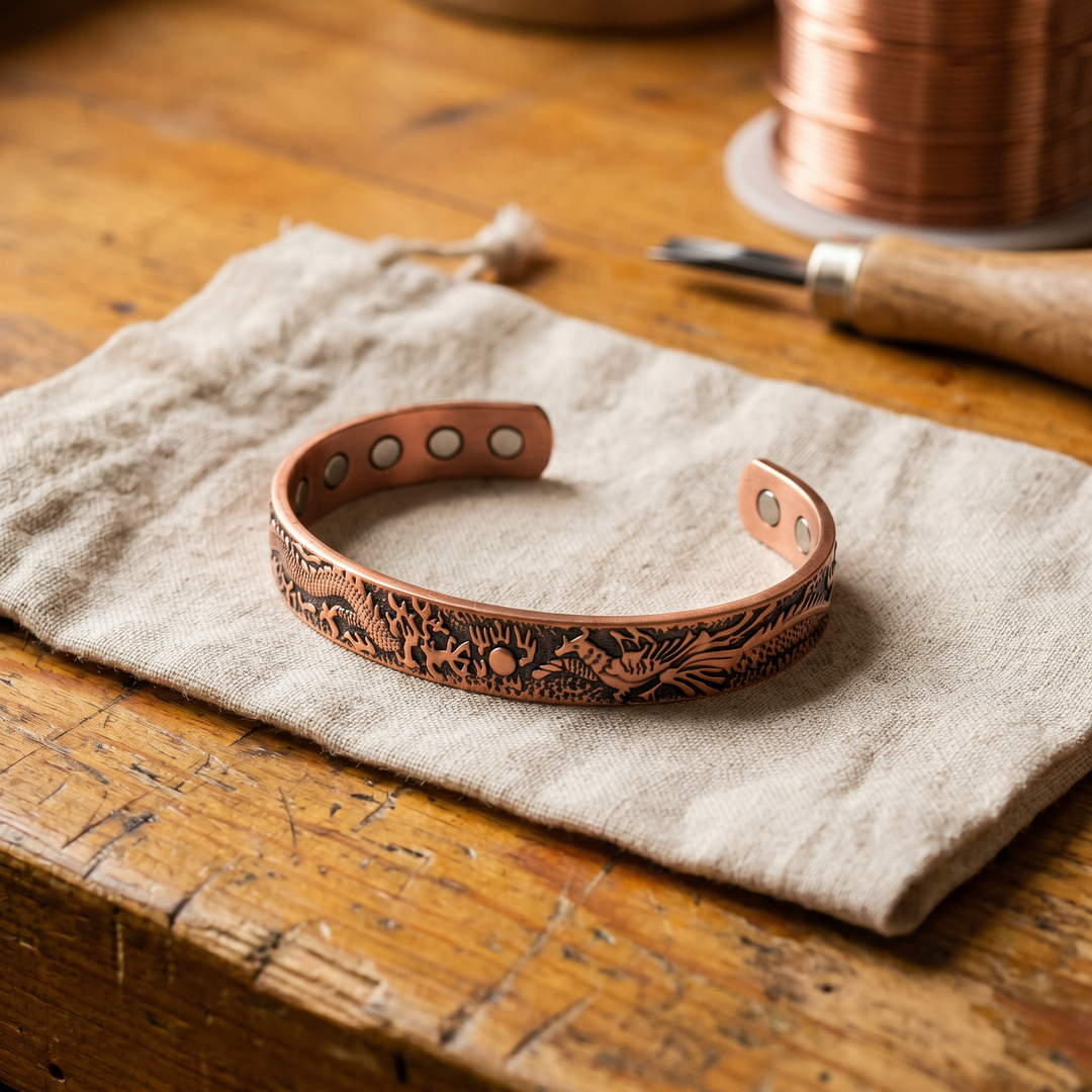Vera's Loam Copper Bracelet