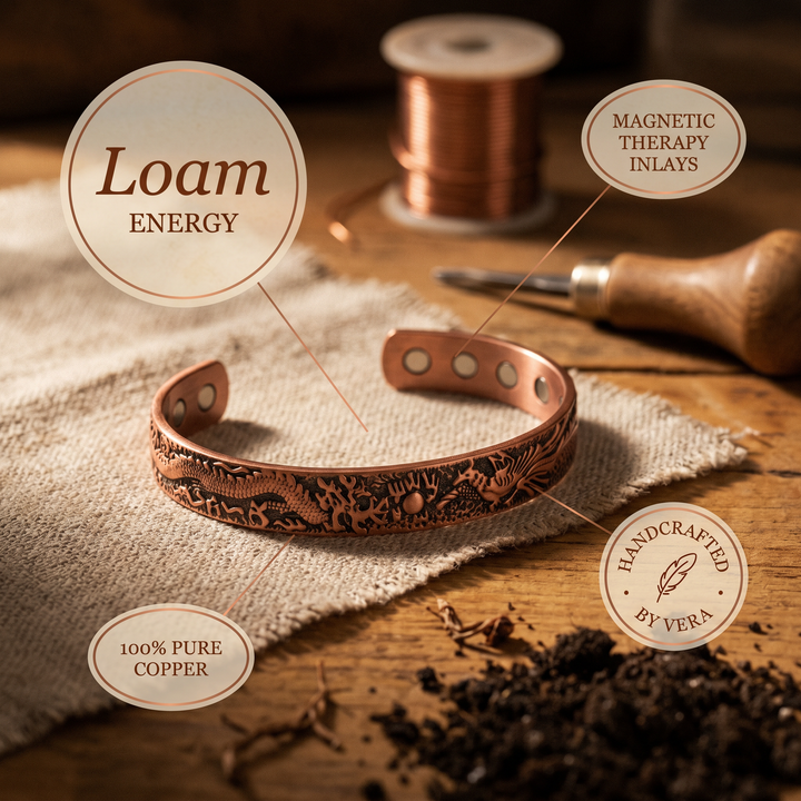 Vera's Loam Copper Bracelet