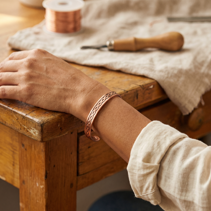 Vera's Current Copper Bracelet