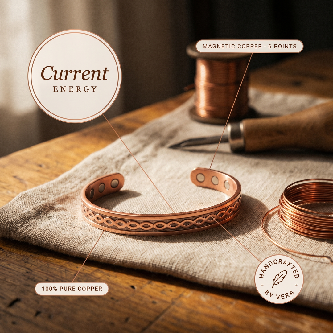 Vera's Current Copper Bracelet