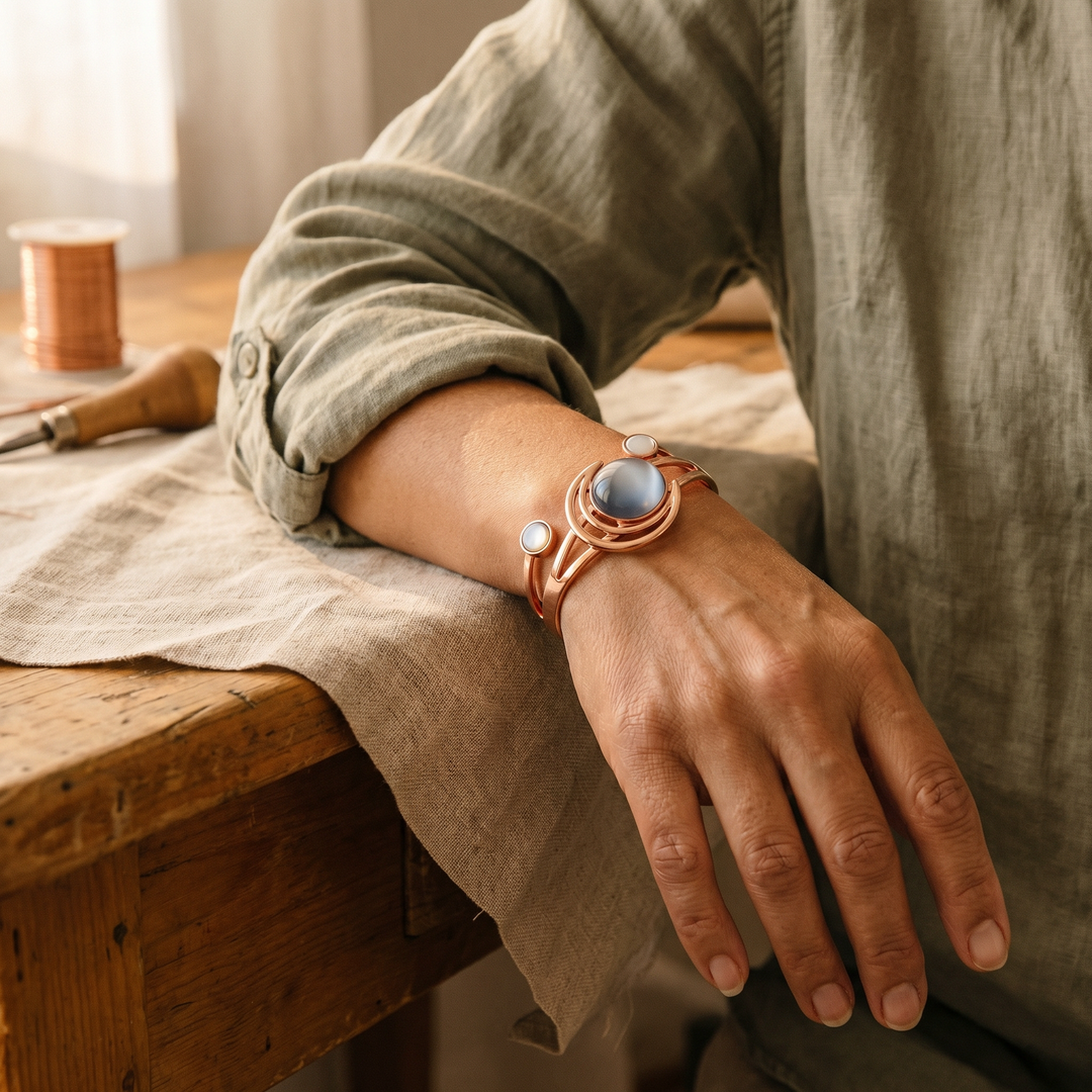 Vera's Sphere Copper Bracelet