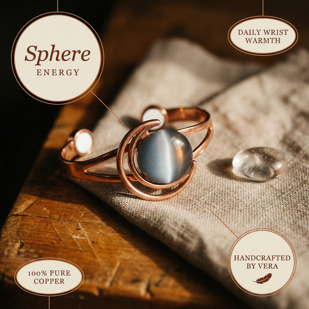 Vera's Sphere Copper Bracelet