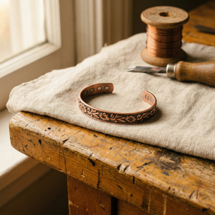 Vera's Vine Copper Bracelet