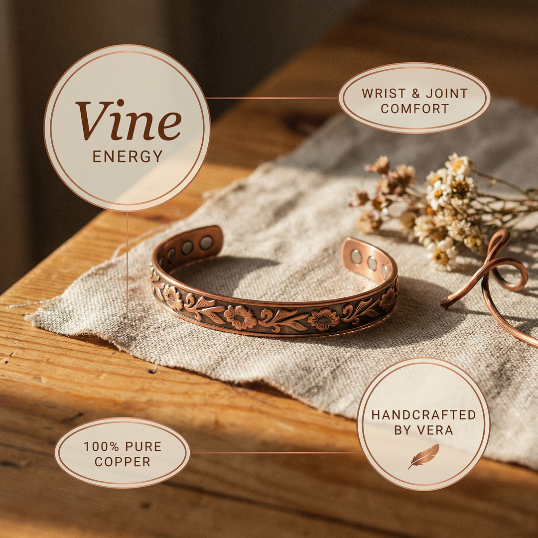 Vera's Vine Copper Bracelet