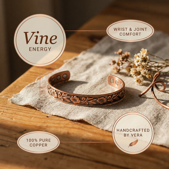Vera's Vine Copper Bracelet
