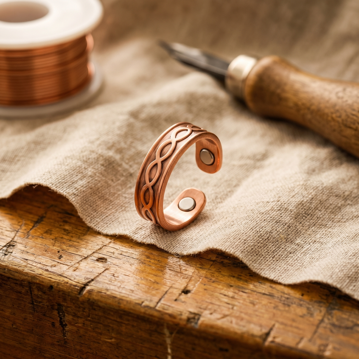 Vera's Char Copper Ring