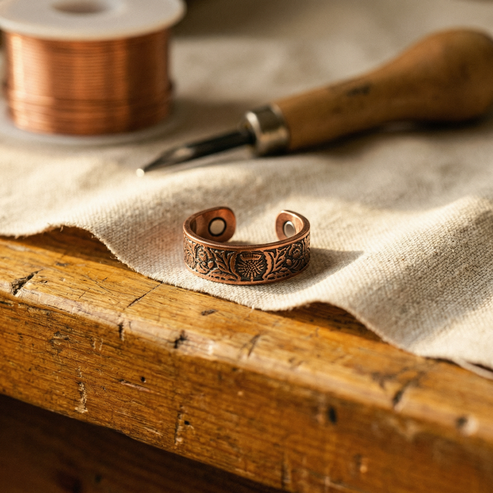 VERA'S BOLE COPPER RING