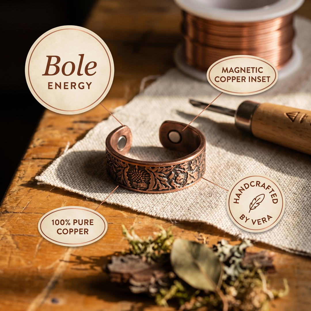 VERA'S BOLE COPPER RING