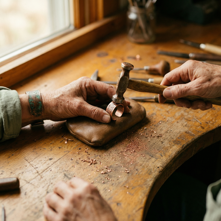 VERA'S BOLE COPPER RING
