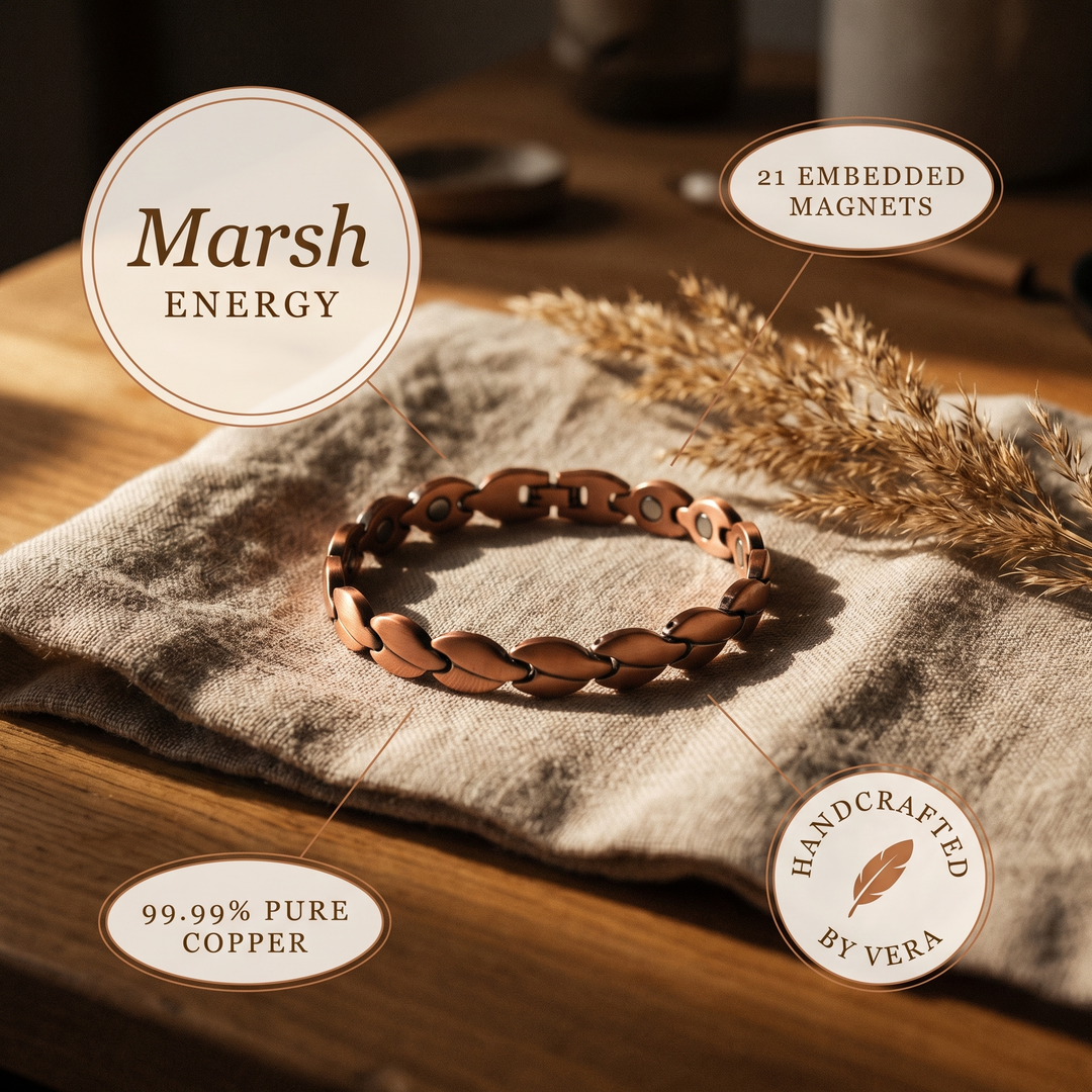 Vera's Marsh Copper Anklet