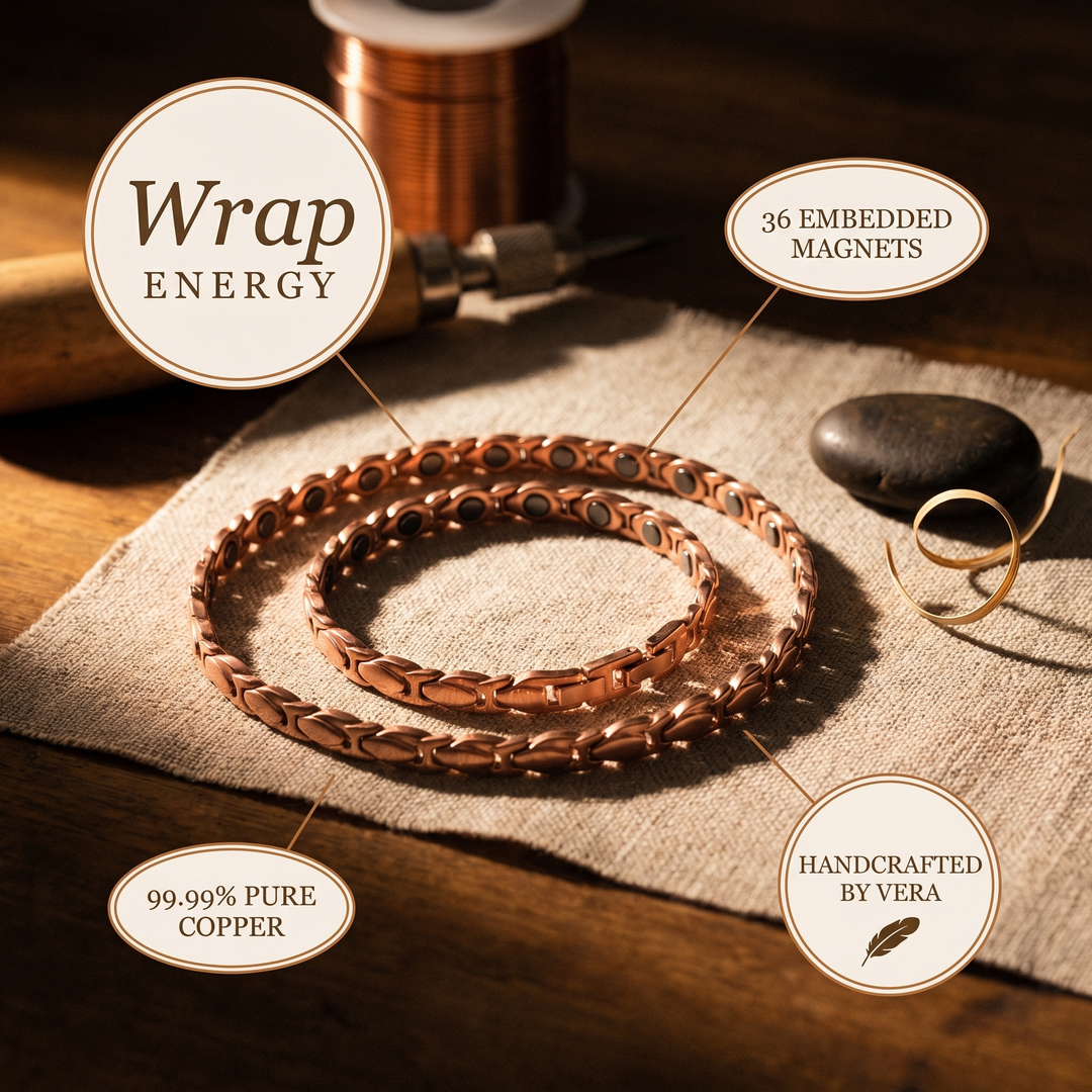Vera's Wrap Copper Anklet