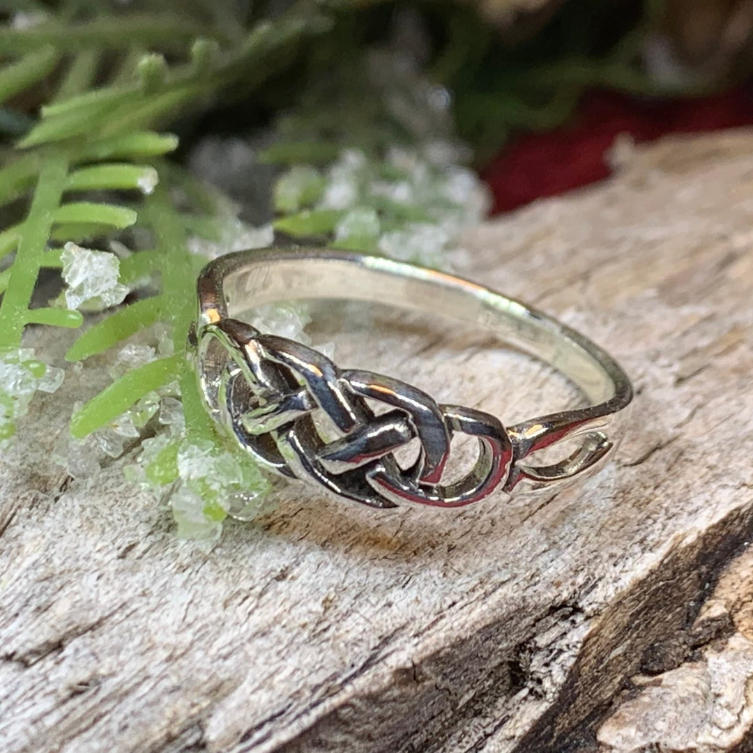 Simplicity Celtic Knot Ring in Sterling Silver