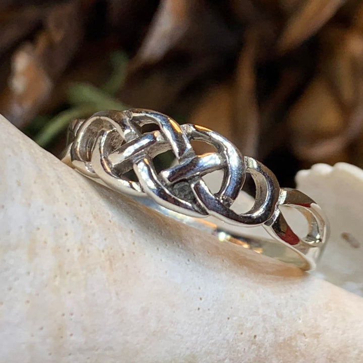 Simplicity Celtic Knot Ring in Sterling Silver