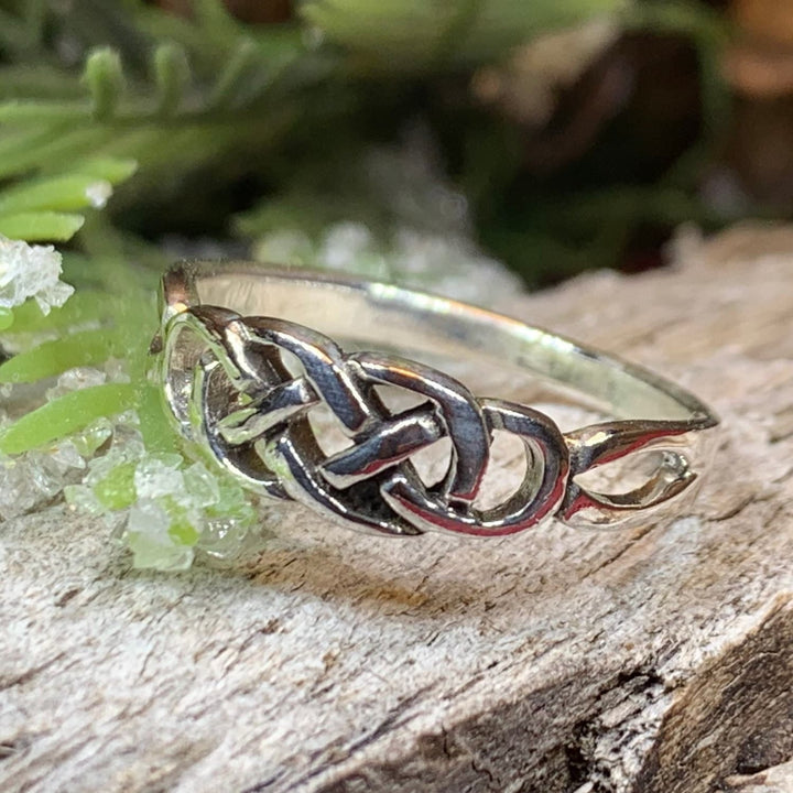 Simplicity Celtic Knot Ring in Sterling Silver
