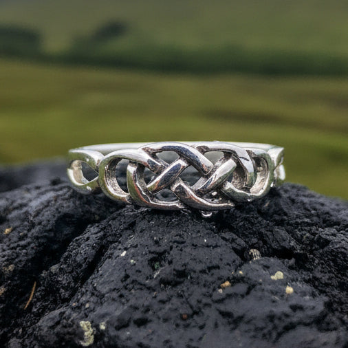 Simplicity Celtic Knot Ring in Sterling Silver