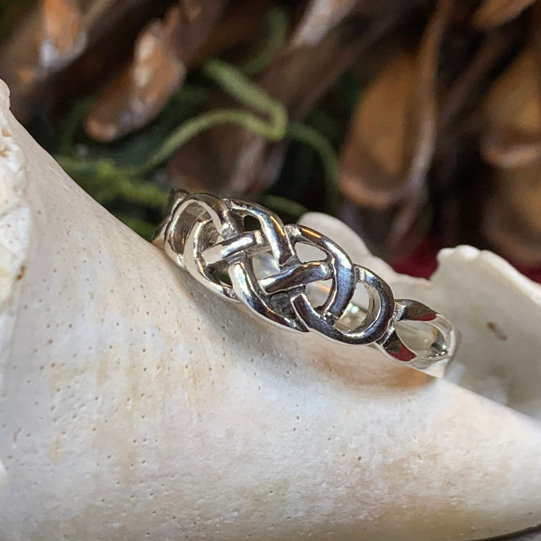 Simplicity Celtic Knot Ring in Sterling Silver