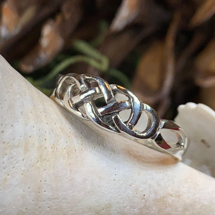 Simplicity Celtic Knot Ring in Sterling Silver
