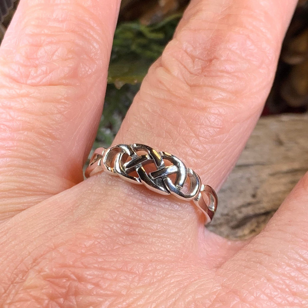 Simplicity Celtic Knot Ring in Sterling Silver