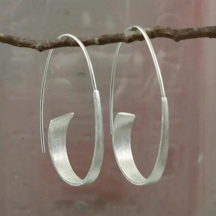 Vintage Spiral Earrings | Gold