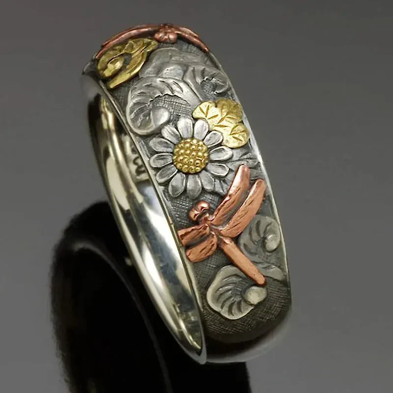 Classic Natura Silver Ring