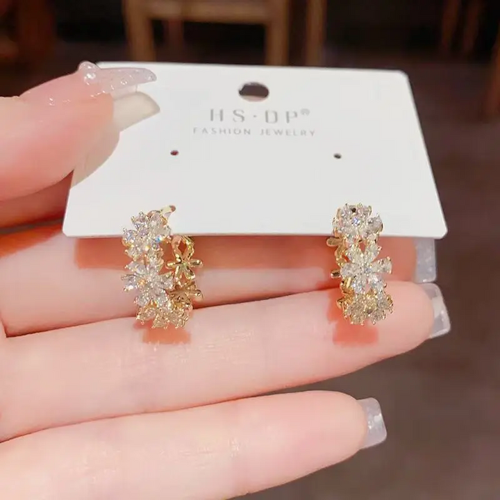 Exquisite Flower Earrings