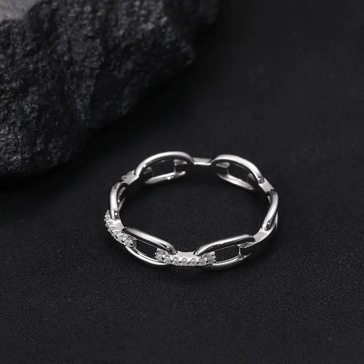 Dainty Moissanite Ring