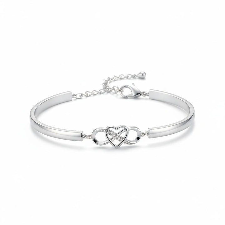 To My Granddaughter - Keep Me In Your Heart Infinity Bracelet