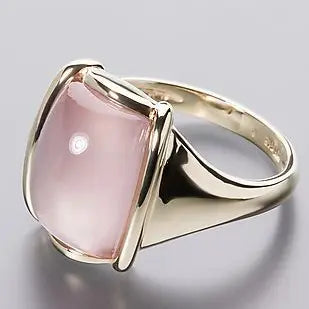 Retro Square Rose Gold Ring