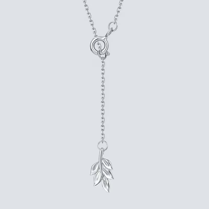 Moss Agate Fern Necklace
