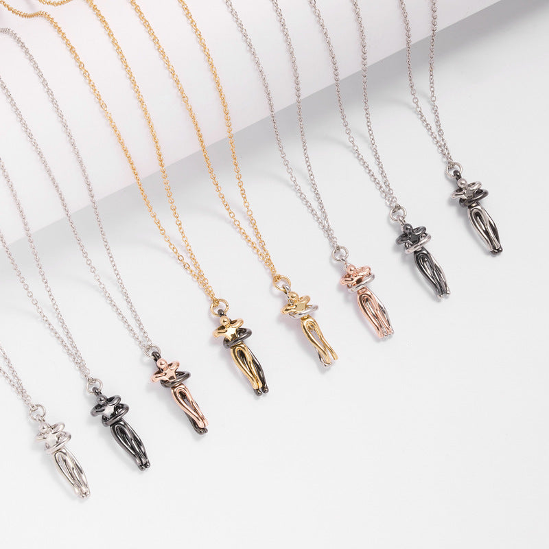 Infinity Hugging Necklace