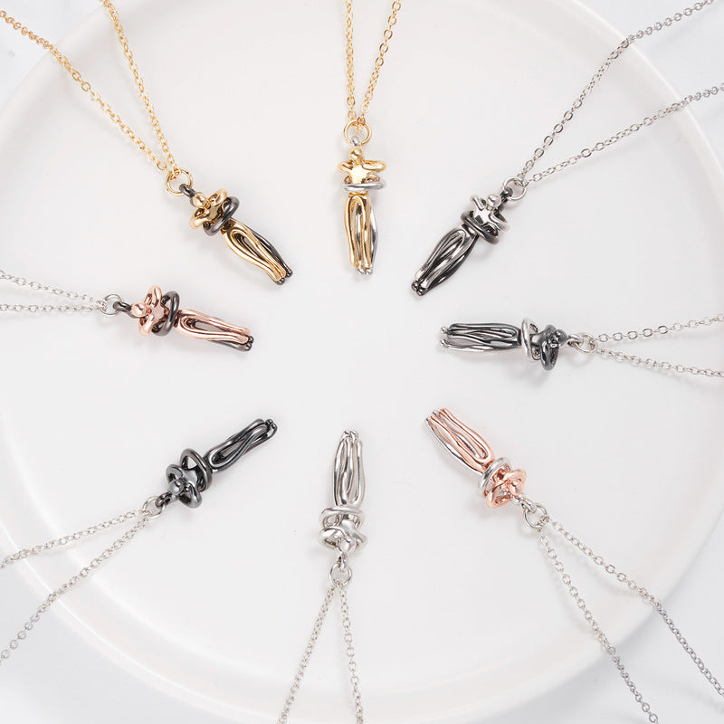 Infinity Hugging Necklace