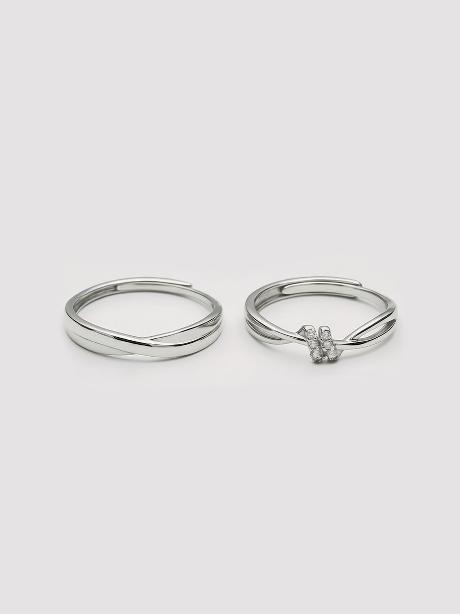 Intertwined Love Ring Set