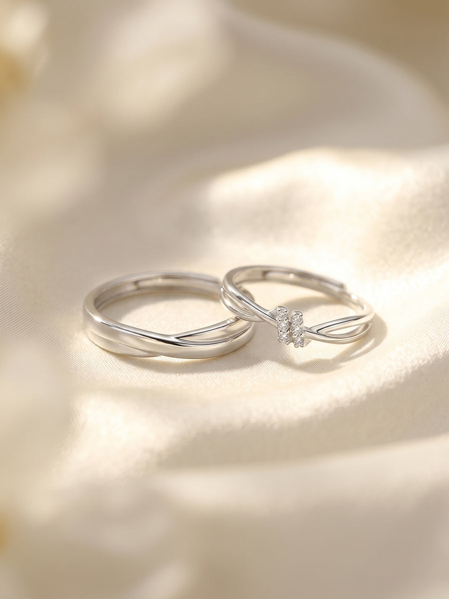 Intertwined Love Ring Set