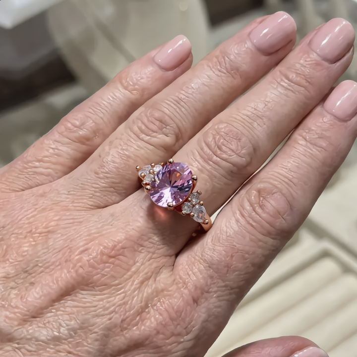 Crystal Ring | Rose Gold