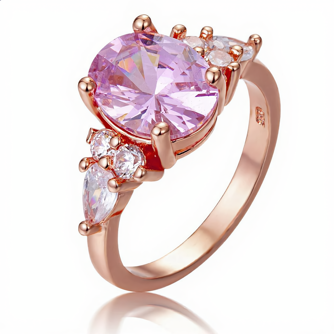Crystal Ring | Rose Gold