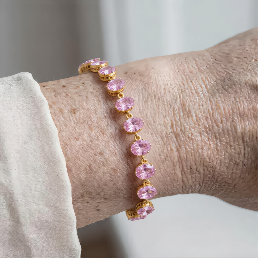Crystal Bracelet | Gold