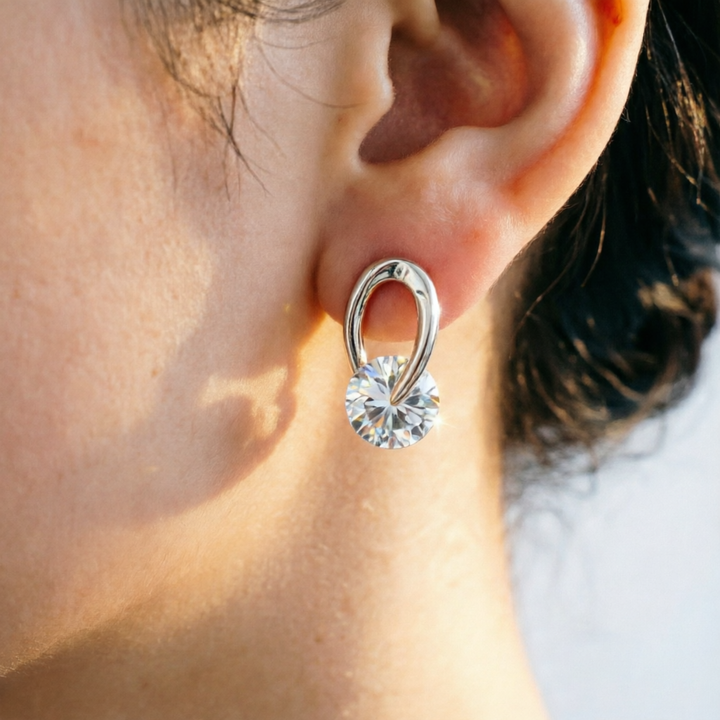 Minimalist Zircon Stud Earrings