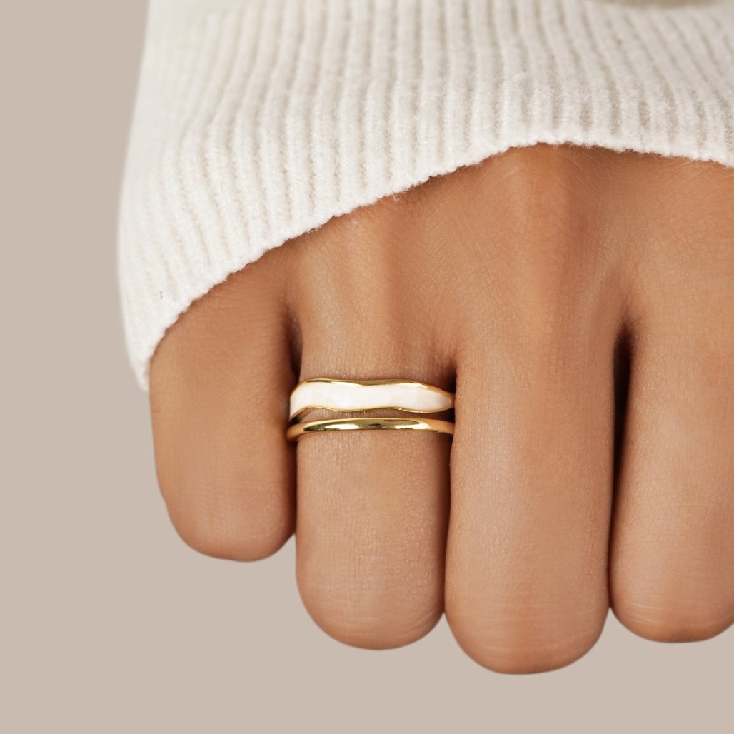Layered Ring Sahara Gold