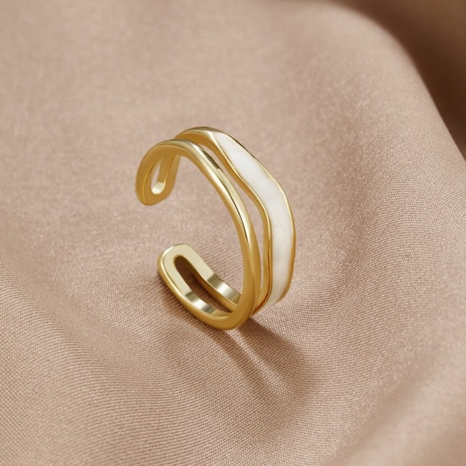 Layered Ring Sahara Gold