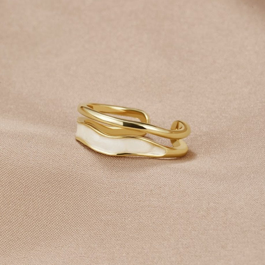 Layered Ring Sahara Gold