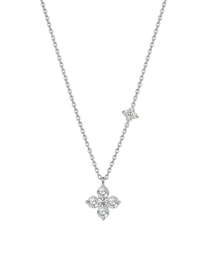 Twin Clover Necklace