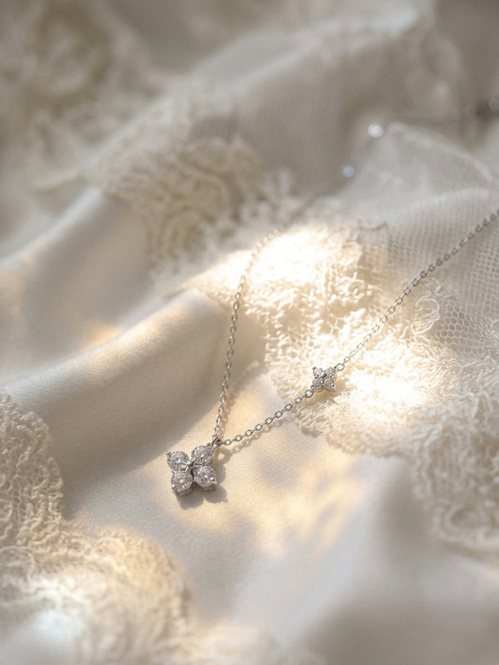 Twin Clover Necklace