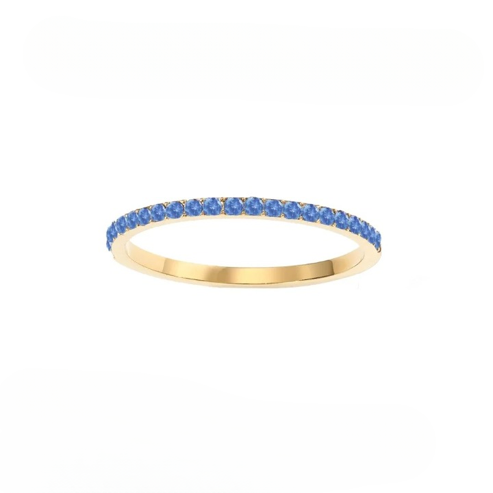 Dainty Thin Birthstone Ring